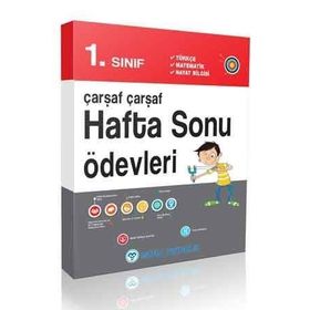 1. Sınıf Çarşaf Çarşaf Hafta Sonu Ödevleri-Mutlu Yayıncılık