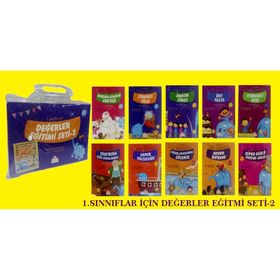 1. Sınıf Değerler Eğitimi Serisi 10 Kitaplık Set Kollektif Yuva Yayınları