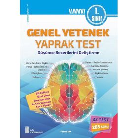 1. Sınıf Genel Yetenek Yaprak Test Ata Yayıncılık