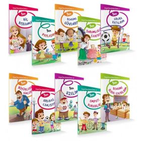 1. Sınıf Hikaye Kitabı Sosyal Becerilerim Serisi 10 Kitap Damla Yayınevi