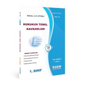 1. SINIF HUKUKUN TEMEL KAVRAMLARI GÜZ DÖNEMI ÖĞRETEN ÖZET VE SORULAR - KOMISYON