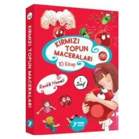 1. Sınıf Kırmızı Topun Maceraları 10 Kitap - Yuva Yayınları