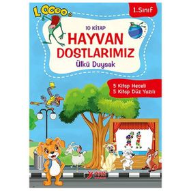 1. Sınıf Kolektif Hayvan Dostlarımız Seti 10 Kitap Takım