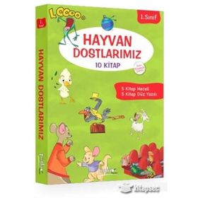 1. Sınıf Kolektif Hayvan Dostlarımız Seti 10 Kitap Takım