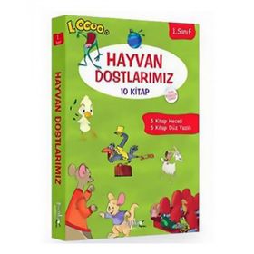 1. Sınıf Kolektif Hayvan Dostlarımız Seti 10 Kitap Takım