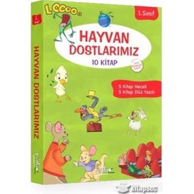 1. Sınıf Kolektif Hayvan Dostlarımız Seti 10 Kitap Takım