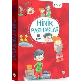 1. Sınıf Minik Parmaklar Serisi Düz Yazı 10 Kitap Kukla Yayınları