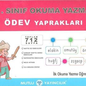 1.Sınıf Okuma Yazma Ödev Yaprakları-Mutlu Yayıncılık