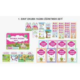 1 . Sınıf Okuma Yazma Seti Mavi Deniz Yayınları