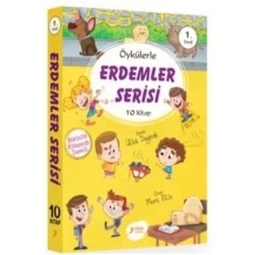 1. Sınıf Öykülerle Erdemler Serisi Seti 10 Kitap Takım Kolektif Yuva Yayınları