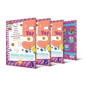 1. Sınıf Pat Bilişsel Beceriler Geliştirme Aktiviteleri Seti A B C Set-Curinous Genius Yayınları