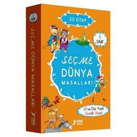1. Sınıf Seçme Dünya Masalları - 20 Kitap Takım - Yuva Yayınları Komisyon