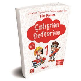 1. Sınıf Tüm Dersler Çalışma Defterim Kırmızı Beyaz Yayınları