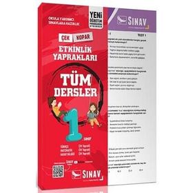 1. Sınıf Tüm Dersler Çalışma Defterim Kırmızı Beyaz Yayınları