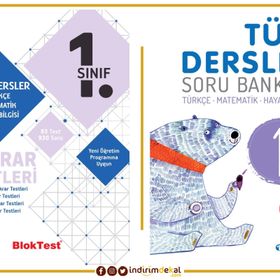 1. Sınıf Tüm Dersler Soru Bankası + Tekrar Testleri - Tudem Yayınları