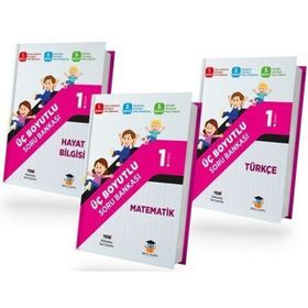 1. Sınıf Tüm Dersler Üç Boyutlu Soru Bankası Seti