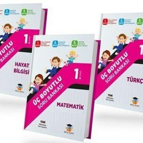 1. Sınıf Tüm Dersler Üç Boyutlu Soru Bankası Seti