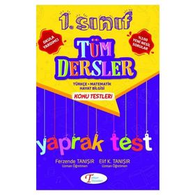 1. Sınıf Tüm Dersler Yaprak Test Tanışır Yayınları