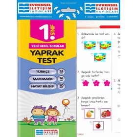 1. Sınıf Tüm Dersler Yaprak Testler / Kollektif / Evrensel İletişim Yayınları