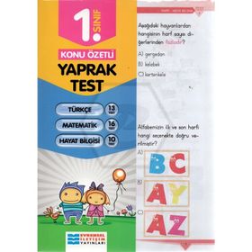 1. Sınıf Tüm Dersler Yaprak Testler / Kollektif / Evrensel İletişim Yayınları