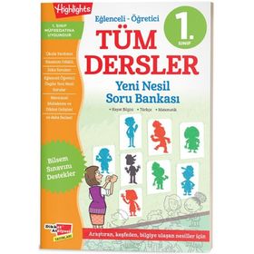 1. Sınıf Tüm Dersler Yeni Nesil Soru Bankası-Dikkat Atölyesi Yayınları
