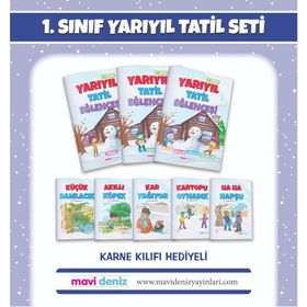 1.Sınıf Yarıyıl Tatil Seti-Mavi Deniz Yayınları