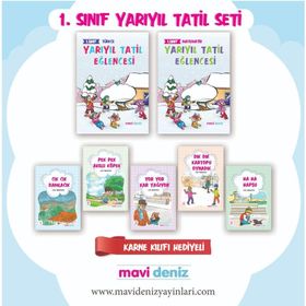 1.Sınıf Yarıyıl Tatil Seti-Mavi Deniz Yayınları