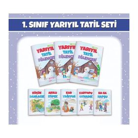 1.Sınıf Yarıyıl Tatil Seti-Mavi Deniz Yayınları