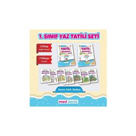 1. Sınıf Yaz Tatil Seti Mavi Deniz Yayınları