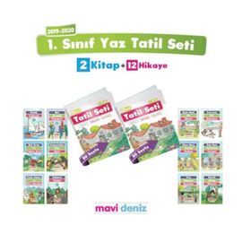 1. Sınıf Yaz Tatil Seti Mavi Deniz Yayınları