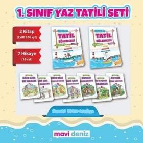1. Sınıf Yaz Tatil Seti Mavi Deniz Yayınları