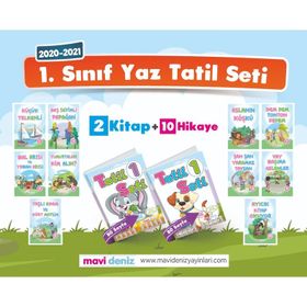 1. Sınıf Yaz Tatil Seti Mavi Deniz Yayınları