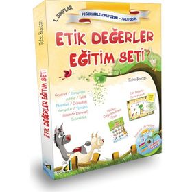 1. Sınıflar Etik Değerler Eğitim Seti 10 Kitap+Hds+Cd - Tuba Bozcan