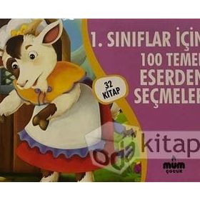 1. Sınıflar İçin 100 Temel Eserden Seçmeler 32 Kitap Kutulu - Kolektif