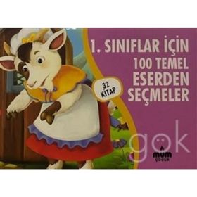 1. Sınıflar İçin 100 Temel Eserden Seçmeler 32 Kitap Kutulu - Kolektif
