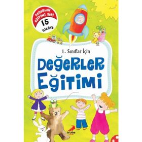 1. Sınıflar İçin Değerler Eğitimi Seti 15 Kitap Erdem Yayınları