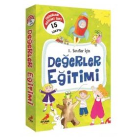 1. Sınıflar İçin Değerler Eğitimi Seti 15 Kitap Erdem Yayınları
