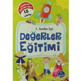 1. Sınıflar İçin Değerler Eğitimi Seti 15 Kitap Erdem Yayınları