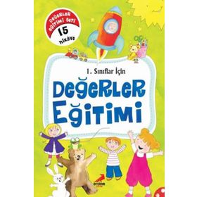1. Sınıflar İçin Değerler Eğitimi Seti 15 Kitap Erdem Yayınları