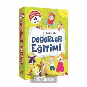 1. Sınıflar İçin Değerler Eğitimi Seti 15 Kitap Erdem Yayınları
