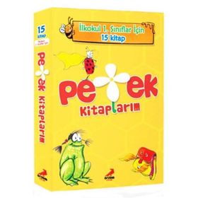 1. Sınıflar İçin Petek Okuma Kitaplarım-15 Kitap-Erdem Yayınları