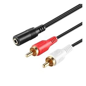 1 Stereo Dişi 2 Rca Kablo