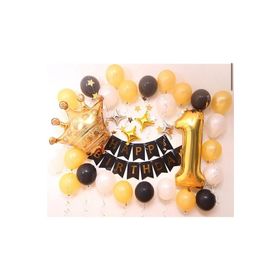 1 Yaş Happy Birthday Doğum Günü Balon Seti