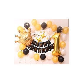 1 Yaş Happy Birthday Doğum Günü Balon Seti