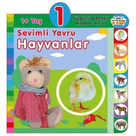 1+ Yaş Sevimli Yavru Hayvanlar - Sürprizli ve Renkli Kitaplar - 0-6 Yaş Yayınları