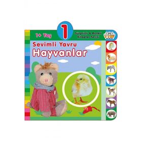 1+ Yaş Sevimli Yavru Hayvanlar - Sürprizli ve Renkli Kitaplar - 0-6 Yaş Yayınları