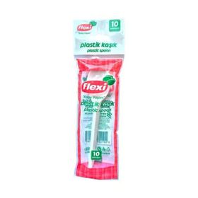 10 Adet Plastik Kaşık