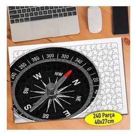10 Analogic Compass Pusula 240 Parça Puzzle Yapboz