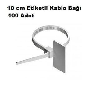 10 cm Etiketli Kablo Bağı