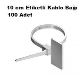 10 cm Etiketli Kablo Bağı